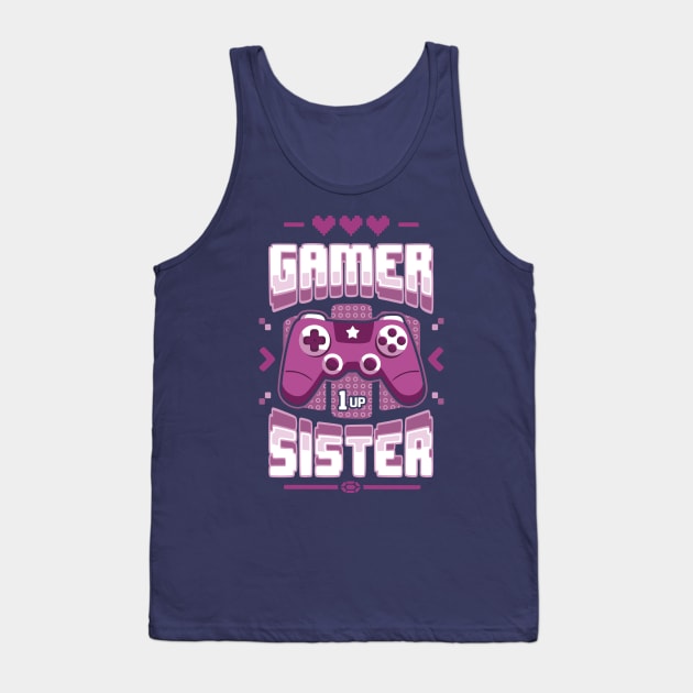 Gamer Sister Tank Top by Olipop